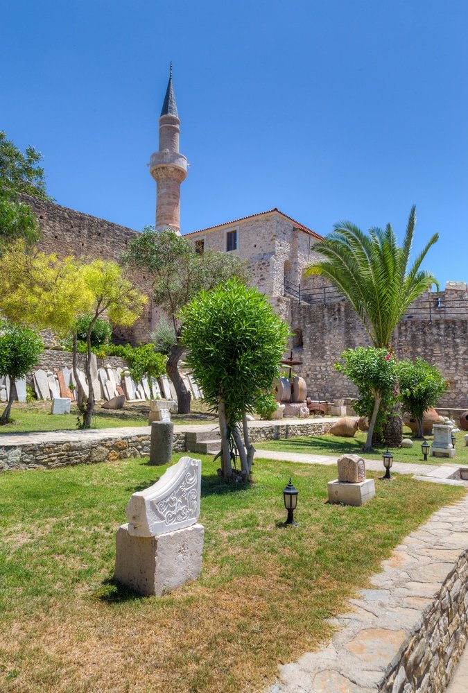 A Cesme castle, Alacati, Türkiye.
