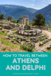 How To Get From Athens To Delphi Delphi To Athens   Greece Travel Blog How To Get From Athens To Delphi PIN 167x250 