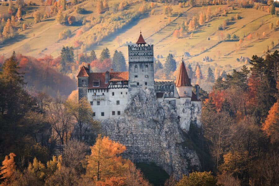 From Brasov to Bran Castle - Europe, Transylvania, Romania, 13th century Castle Bran