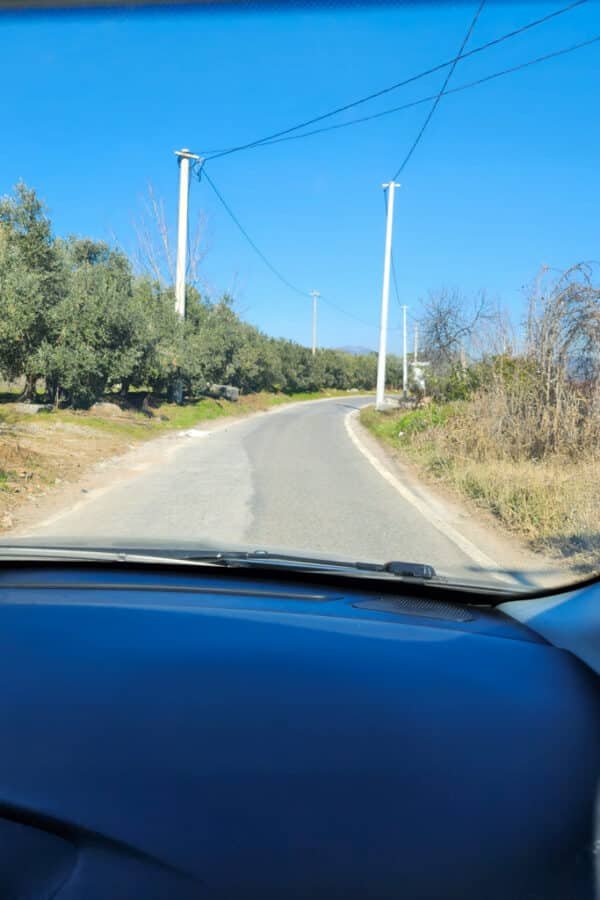 Driving in Turkey - Village streets in Turkey