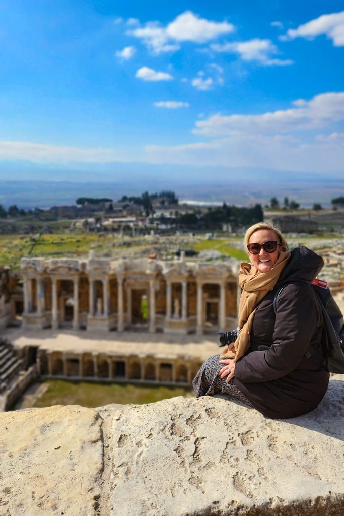 Take a day trip to Hierapolis - SJ at the ancient site