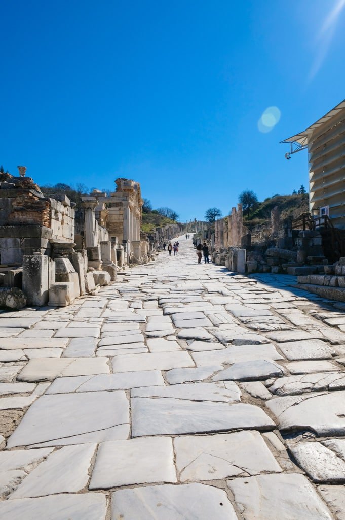 Ephesus, an ancient city in Turkey.
