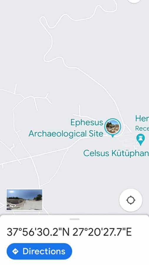 Ephesus archaeological site - screenshot featuring Turkey Museum Pass.