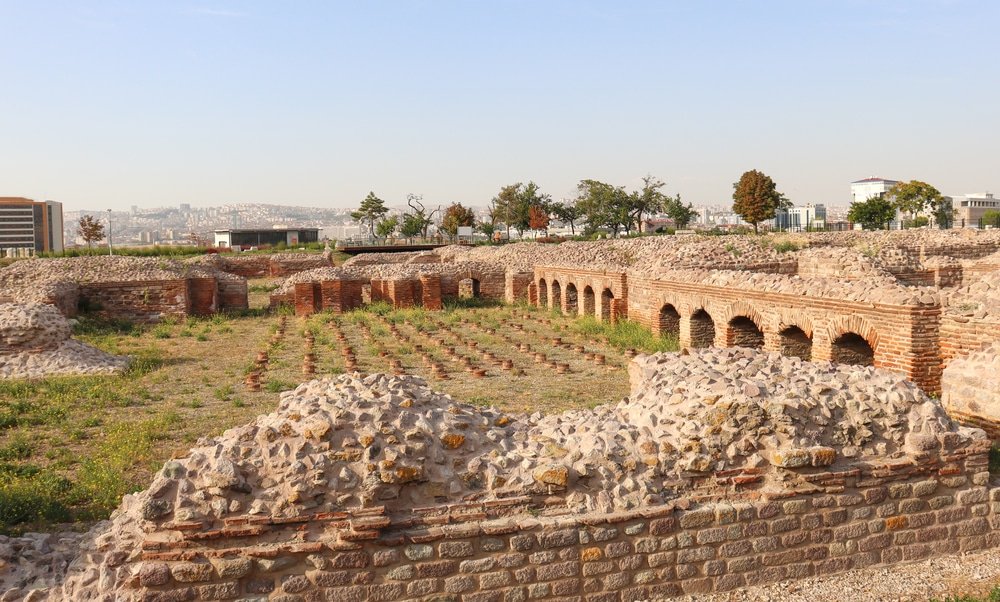 Ankara Roma Hamami. Ruins of ancient Roman baths in Ankara.