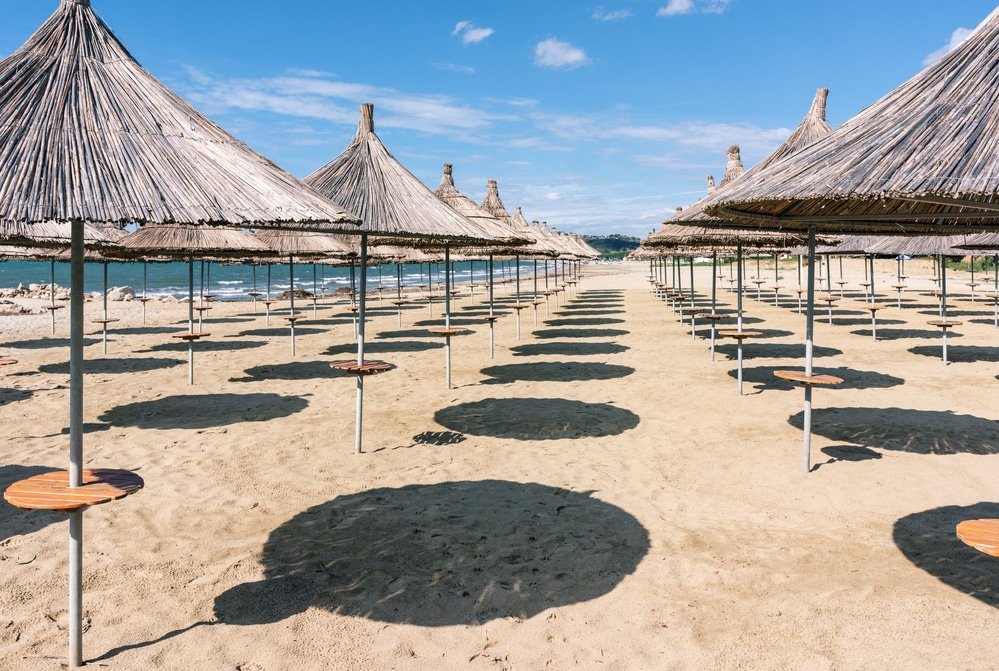 Best beaches in Albania are known for their stunning sand.