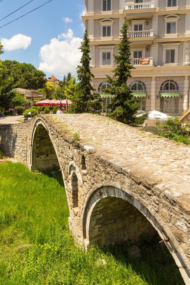 Tanner's Bridge - One of the picturesque things to do in Tirana is to visit a stone bridge over a grassy area.