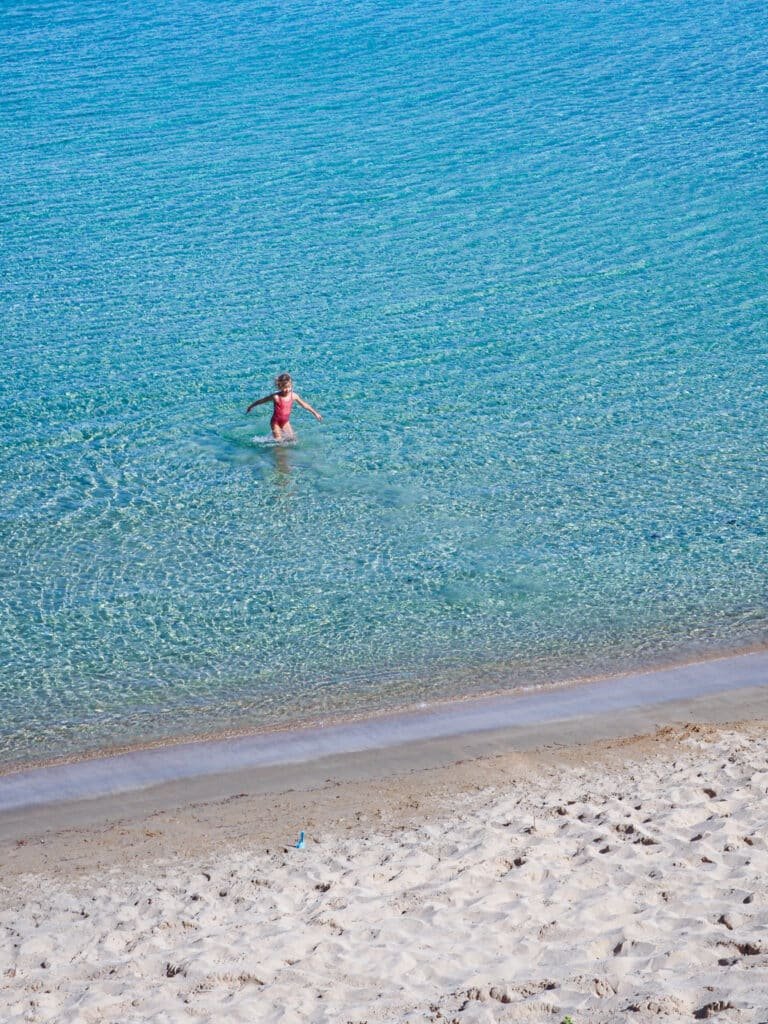 Greece Travel Blog_DIY Greece Mythological Road Trip With Kid_Voidokilia beach