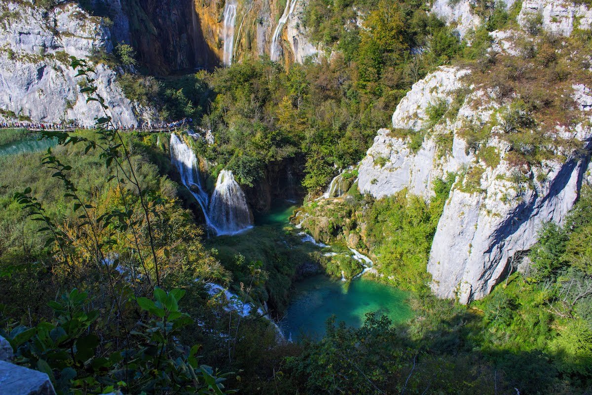 Plitvice waterfalls national park, Croatia.