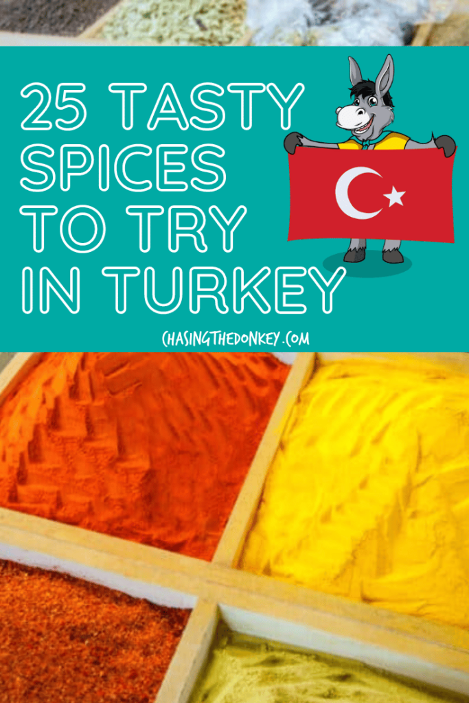 25 Spices From Turkey To Try Turkish Spice Guide   Turkey Travel Blog 25 Spices To Try In Turkey PIN 683x1024 