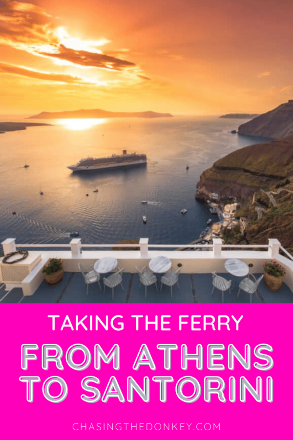 Greece Travel Blog_Taking The Ferry From Athens To Santorini
