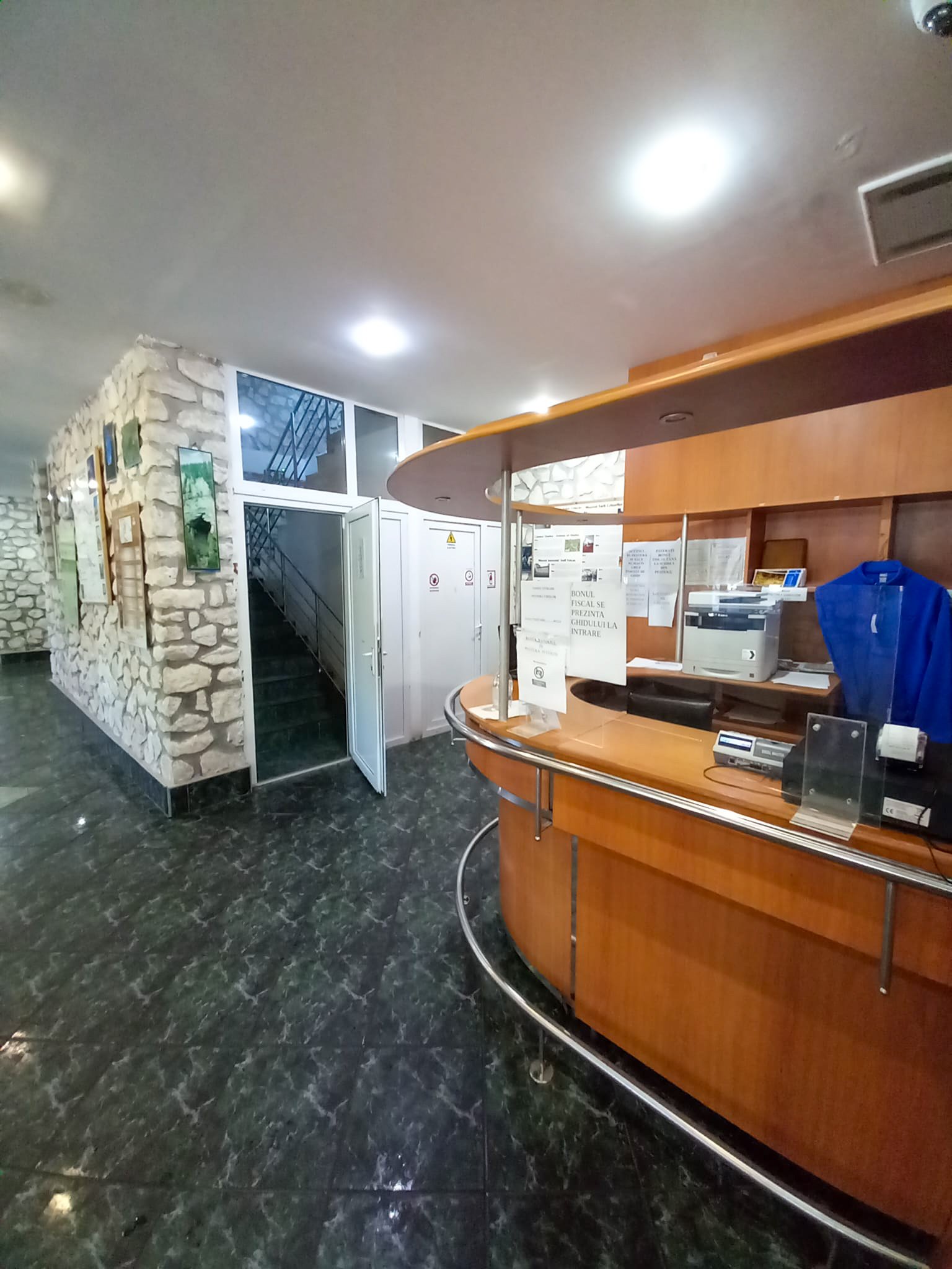 The reception area of Bears’ Cave.