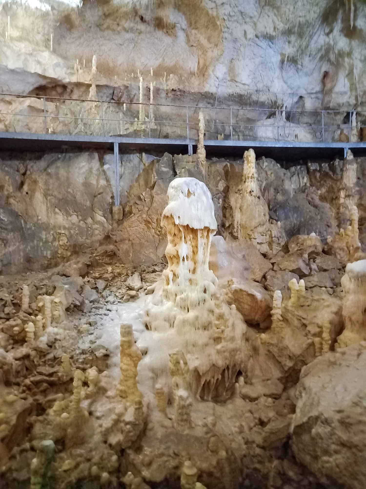 The Bears' Cave in Romania is home to an abundance of stunning stalactites and stalagmites.