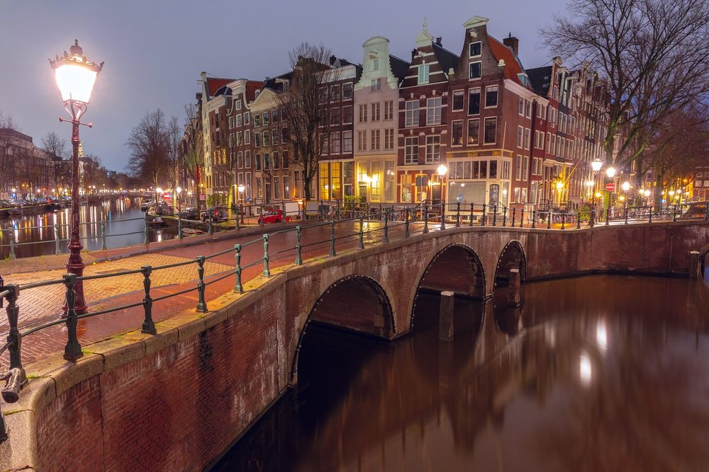 Amsterdam Adventure: A bridge over a canal.