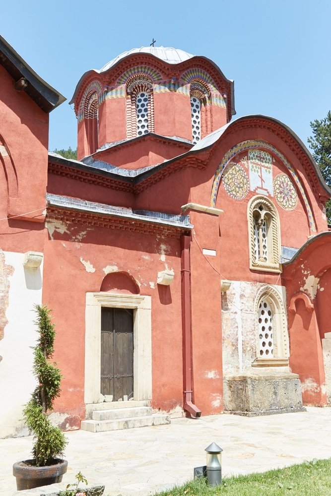 The Patriarchate of Pec, first built in the 13th century, was once the headquarters of the Serbian Orthodox Church. It's known for its beautiful frescoes.