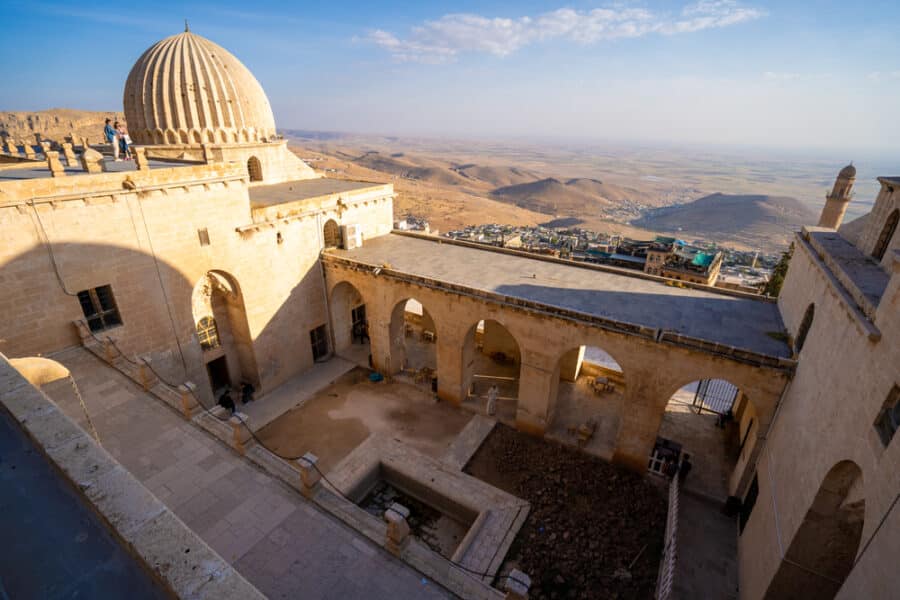 The Sultan Isa Medrese also known as the Zinciriye Medrese is a historic landmark and former madrasa in Mardin, Turkey. Mardin, Turkey - 30 October 2023.