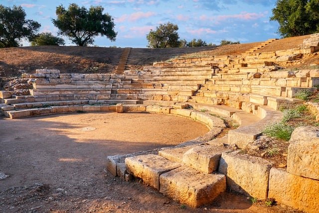 An ancient Roman amphitheatre in Greece, offering a memorable experience with its impressive history and architectural beauty.