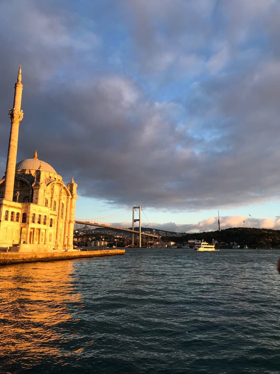 Ortakoy mosque and Bosporus bridge - istanbul, Turkey.